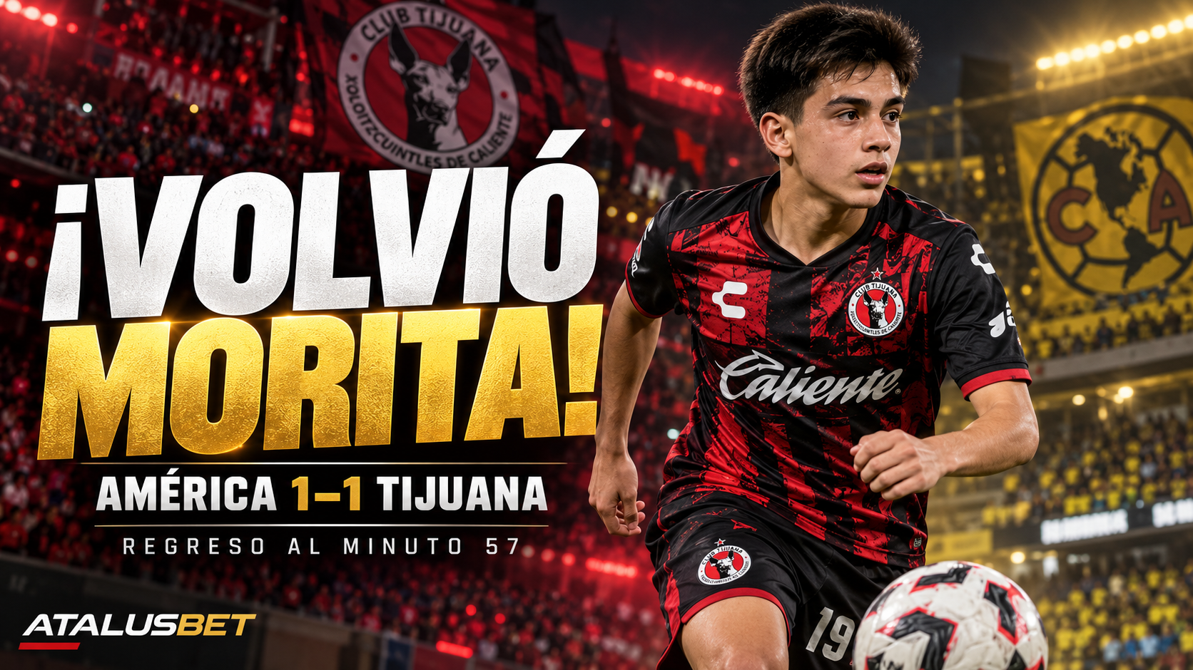 ¡Volvió Morita! Gilberto Mora reaparece ante América y hasta amenaza con el gol