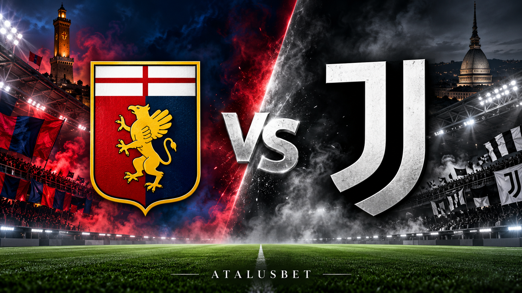 Genoa despierta a la Juventus: 2-0 al descanso y adiós a su muro defensivo