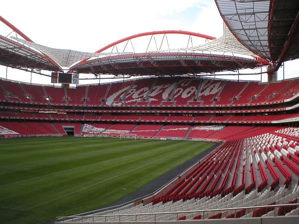 Imagen del estadio Estádio do Sport Lisboa e Benfica (da Luz)