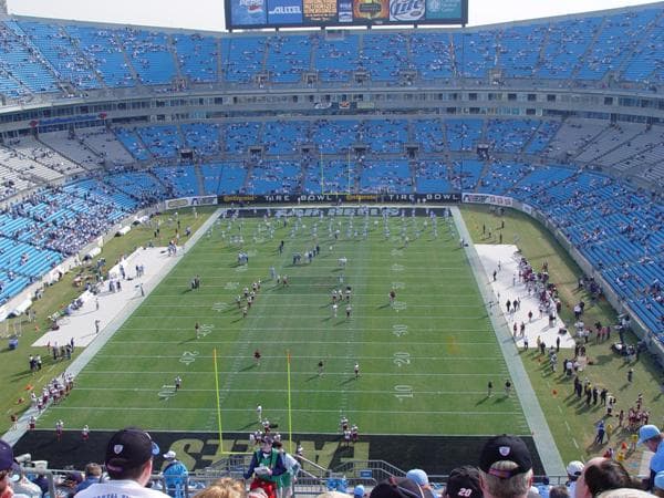 Imagen del estadio Bank of America Stadium