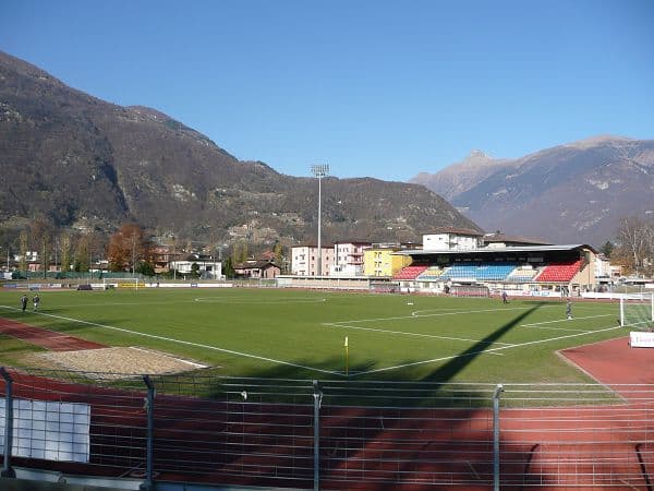 Imagen del estadio Stadio Comunale Bellinzona