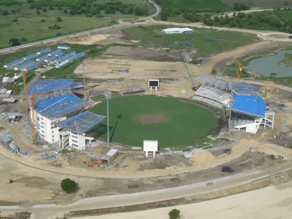 Imagen del estadio Sir Vivian Richards Stadium